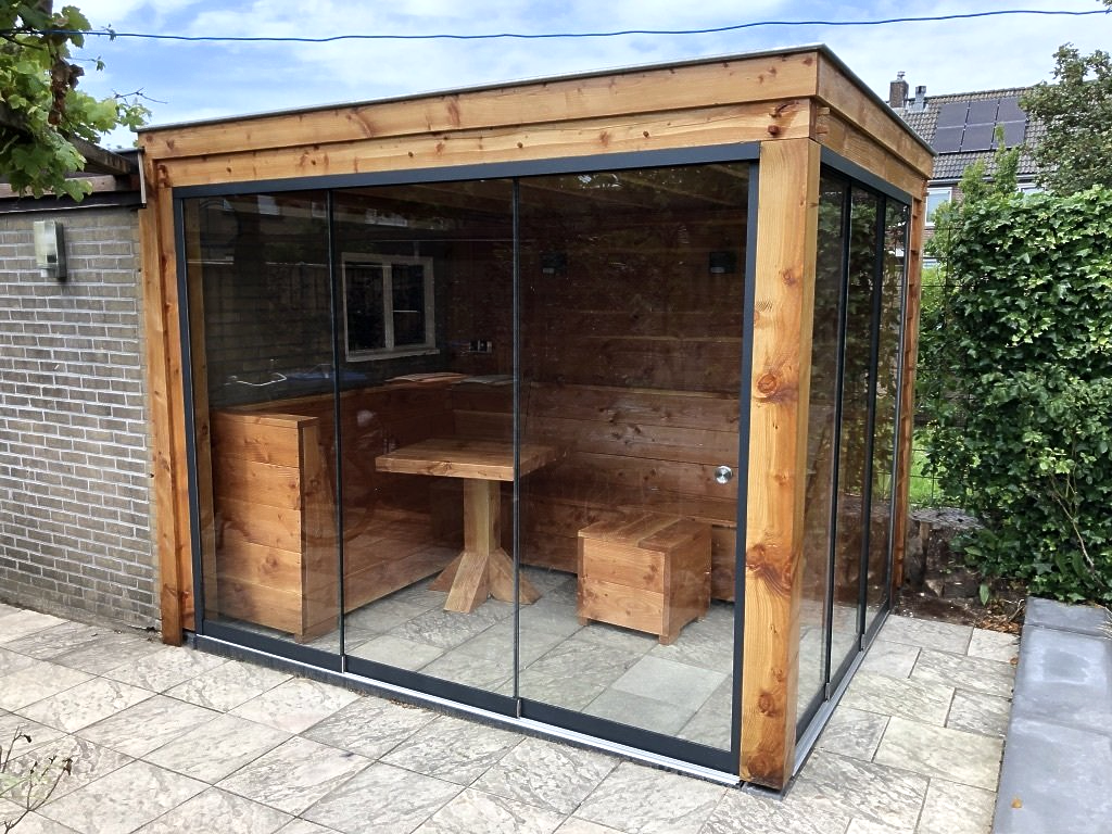 massief houten veranda