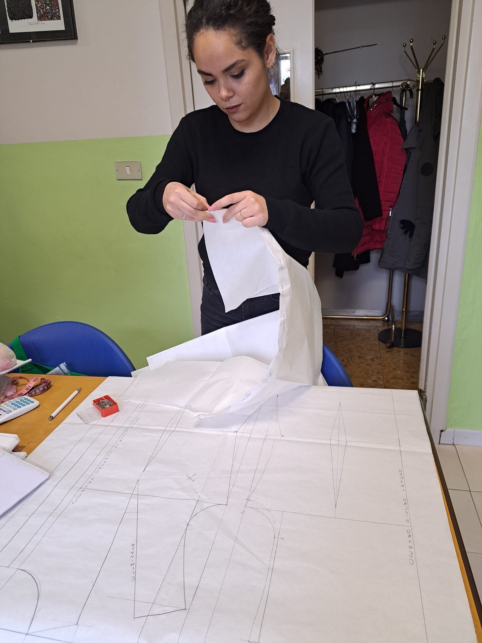 preparazione abito