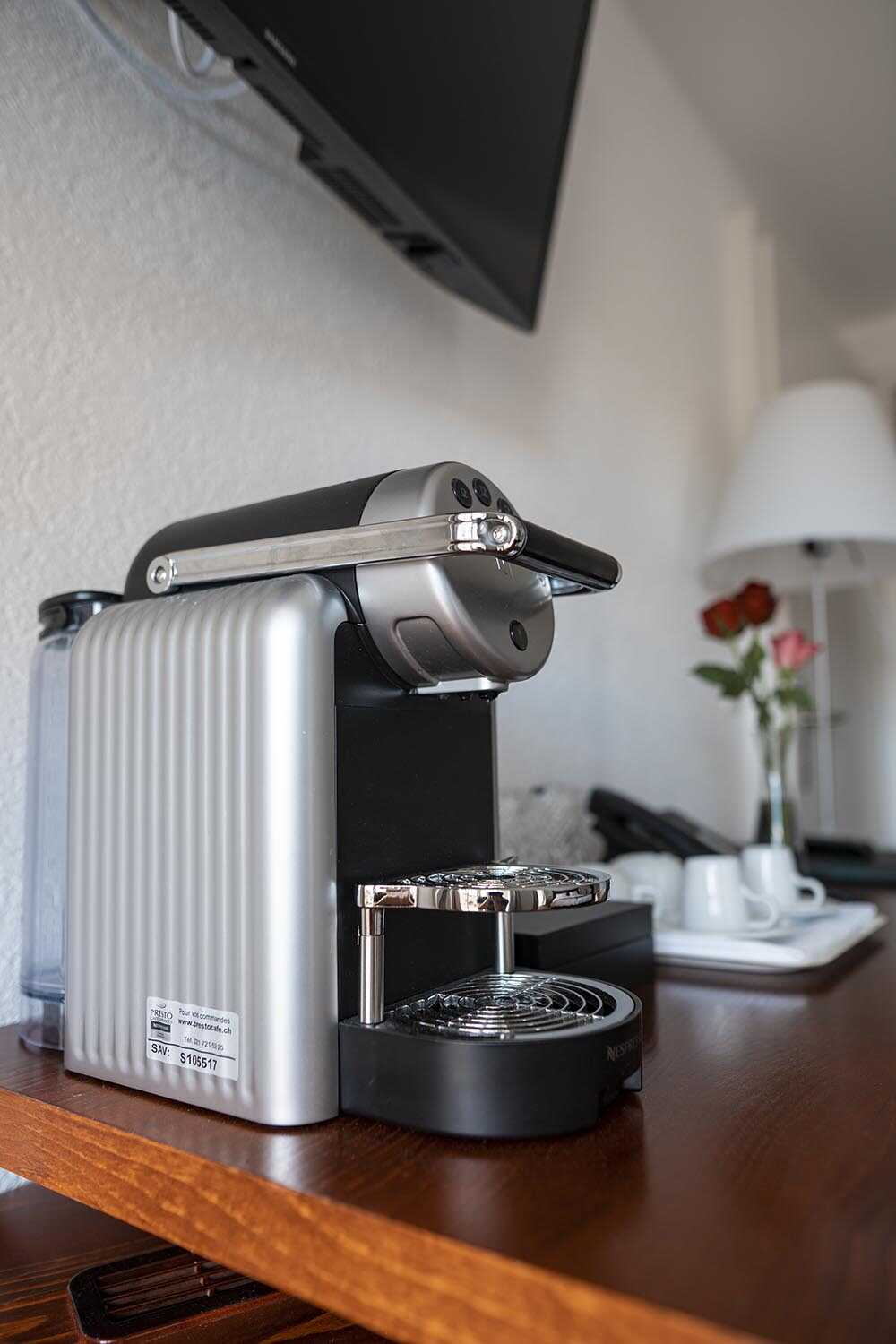 Superiorzimmer mit Kaffeemaschine