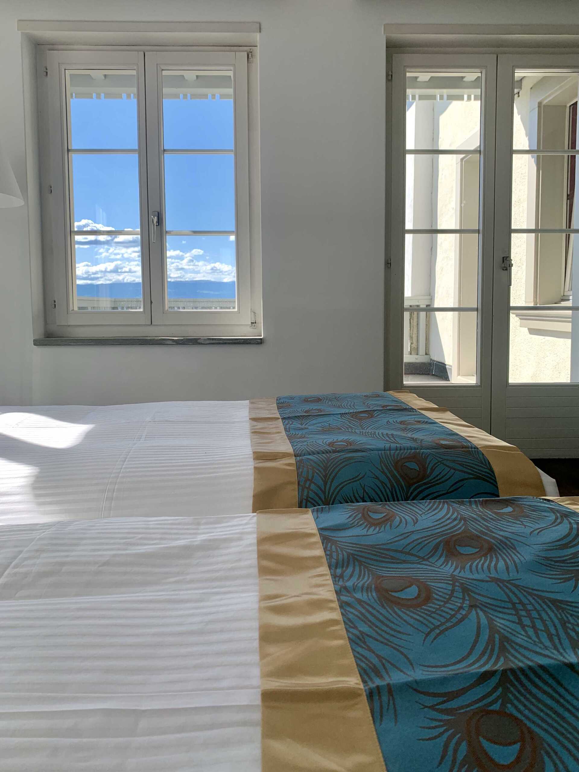 Superiorzimmer mit Doppelbett und Aussicht