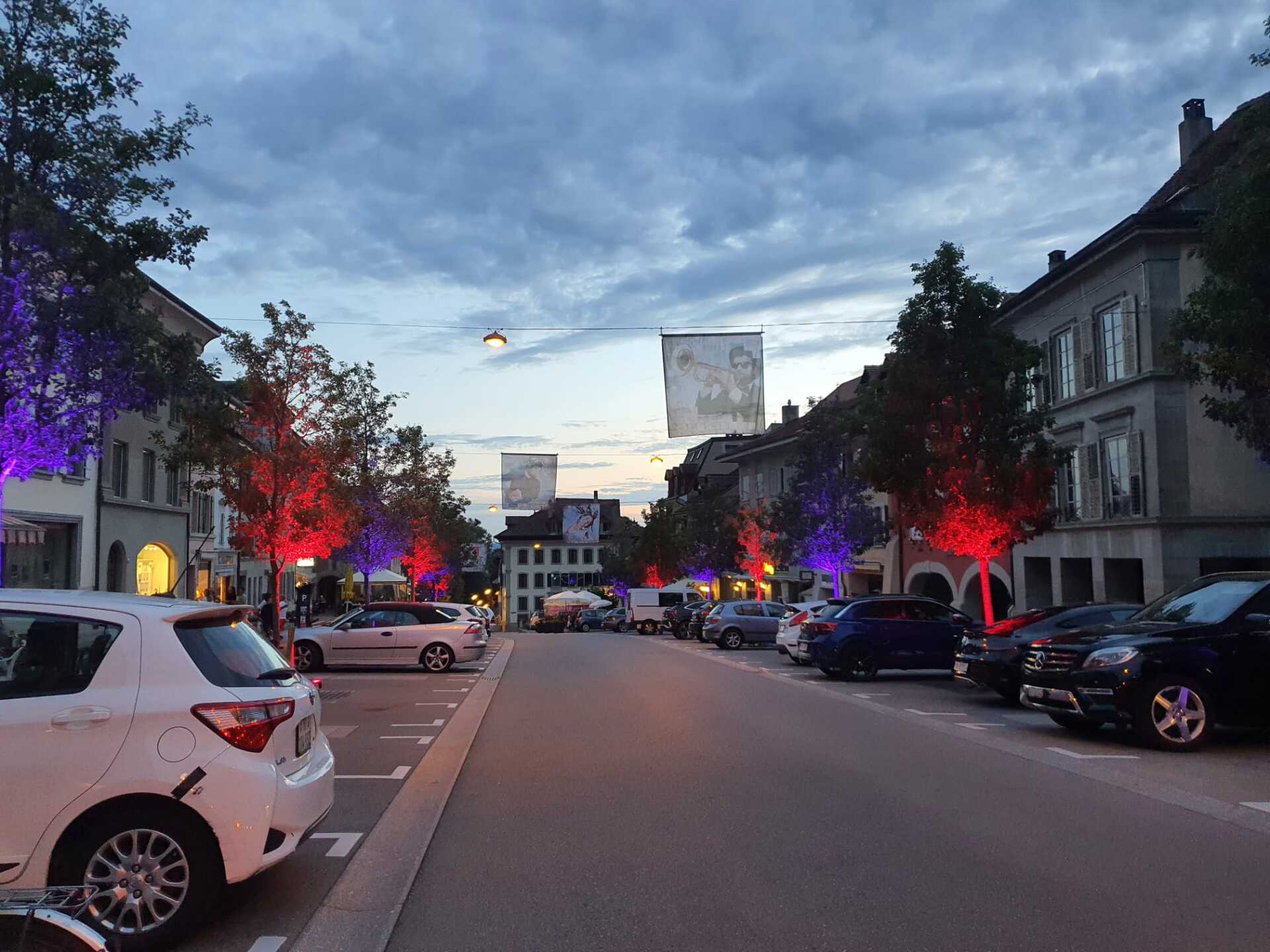 Avenches bei Nacht