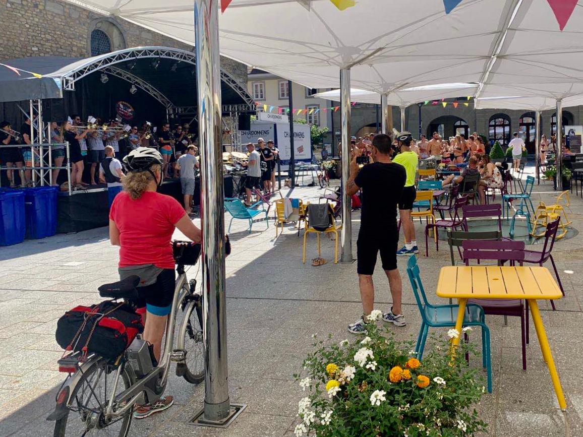 Fahrradrennen in Avenches