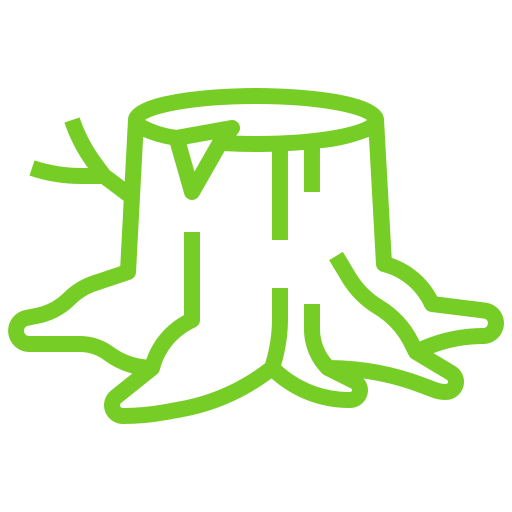a green line drawing of a lawn mower on a white background .