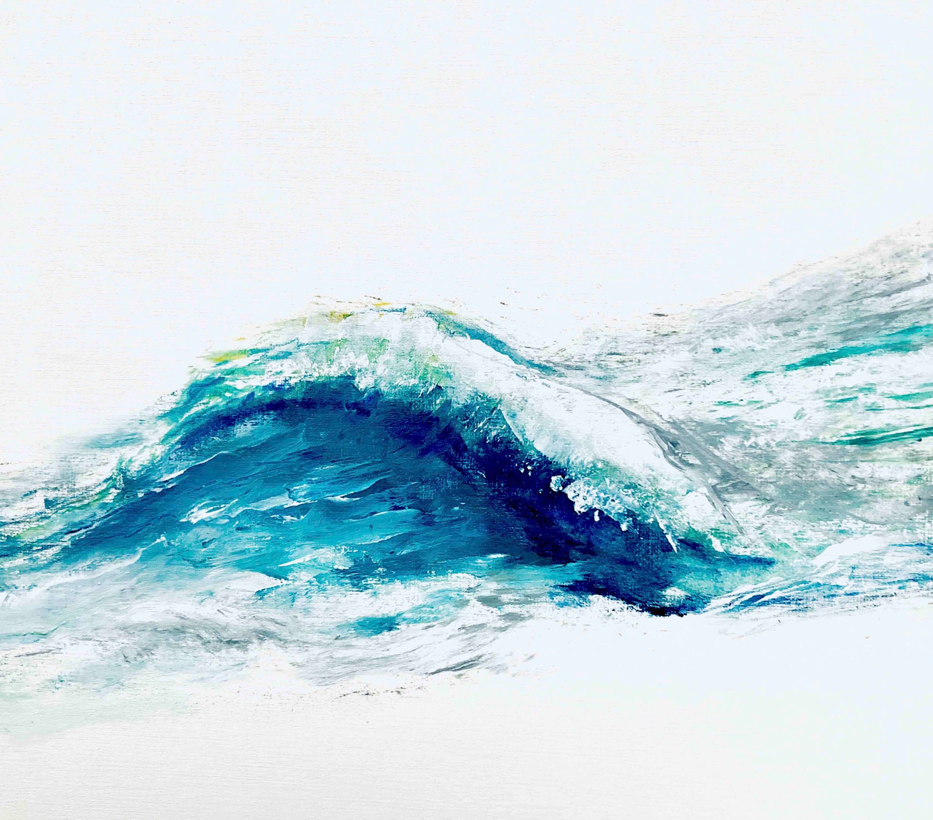Ölgemälde Natur Wind Luft Sonne Wasser Wellen Licht Bewegung Segeln moderne Kunst Elisergo Instagram