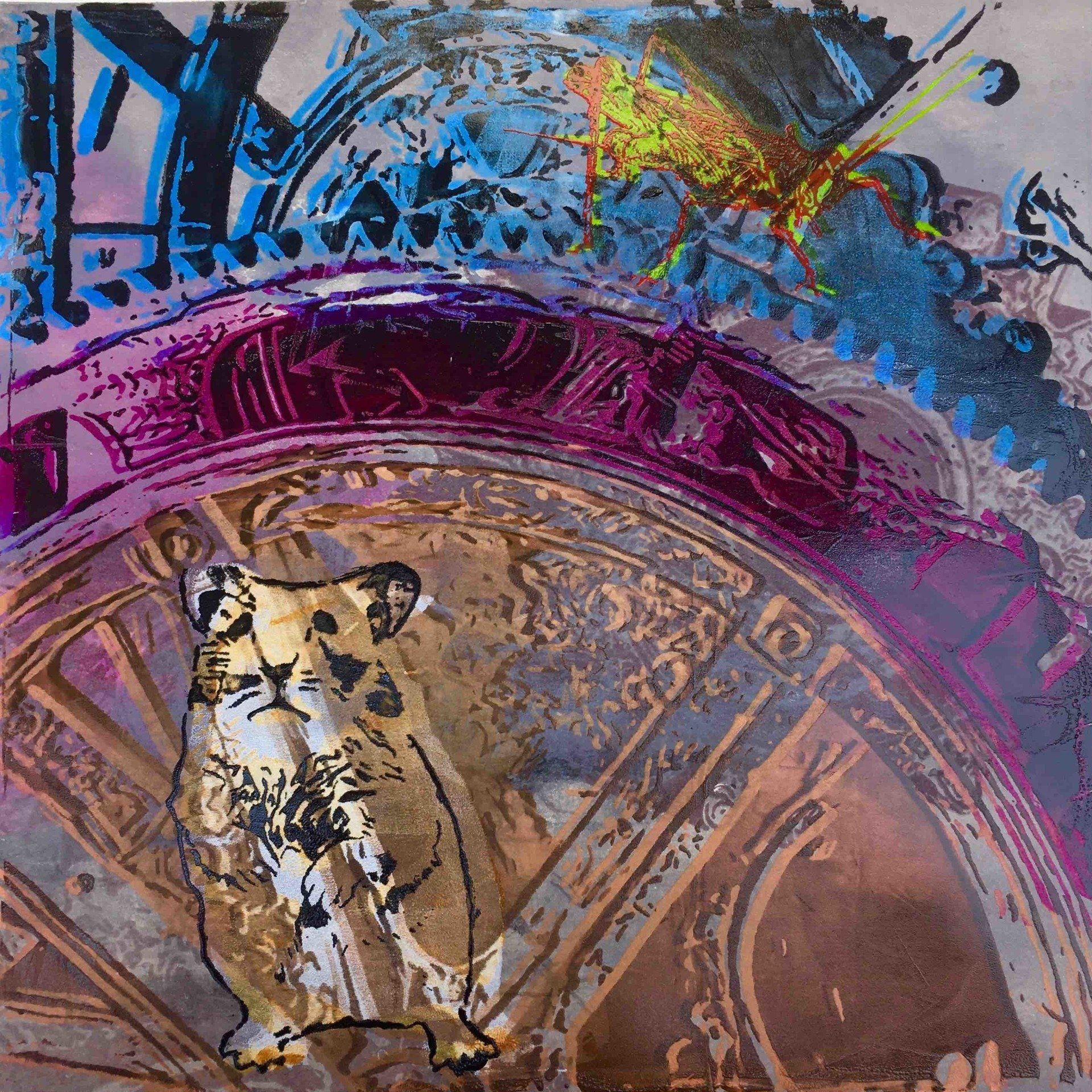 Kunst Bilder Corona Wirtschaft Elisergo Leidenschaft Feuer Vulkan Sorge Zuversicht