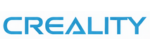 Blue “CREALITY” brand logo text on white background