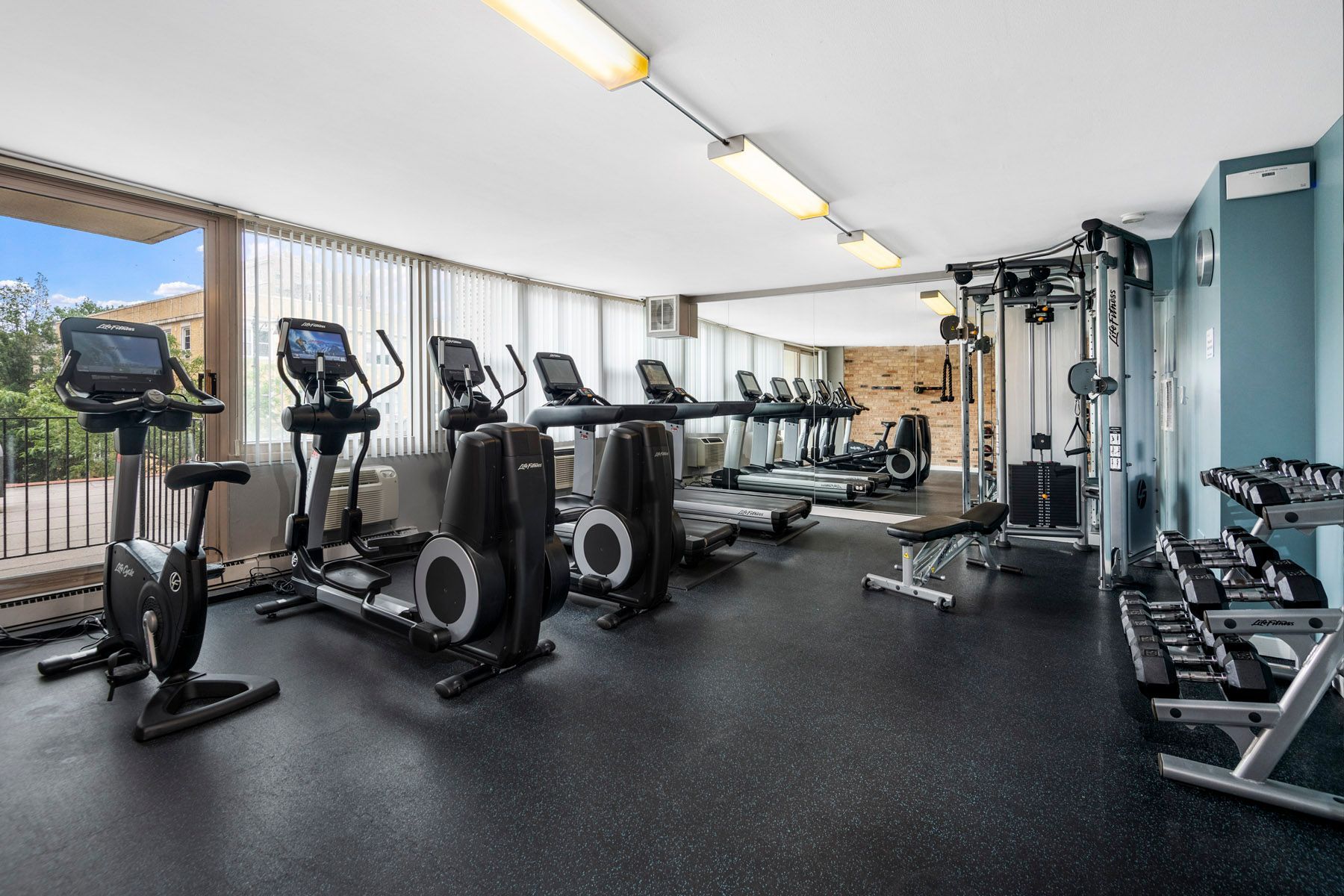 Fitness Center at Park Lincoln by Reside