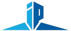 Logo blu con le lettere 
