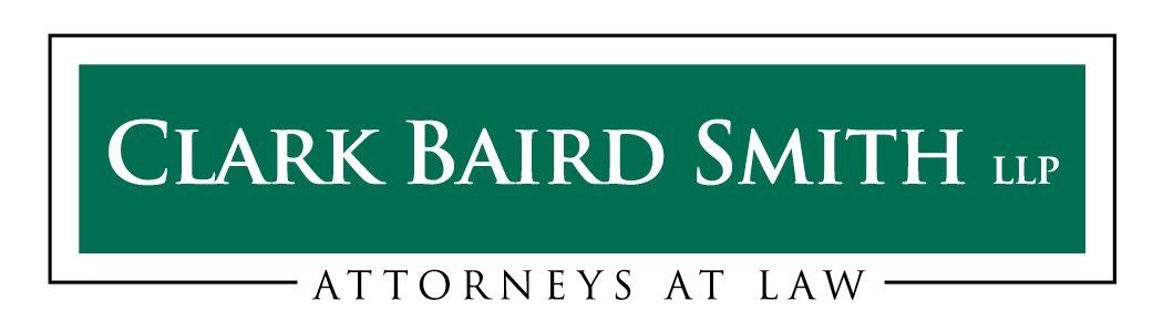 A logo for clark baird smith llp attorneys at law