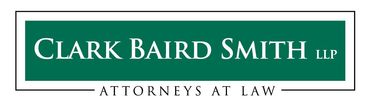 A logo for clark baird smith llp attorneys at law