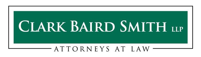 A logo for clark baird smith llp attorneys at law