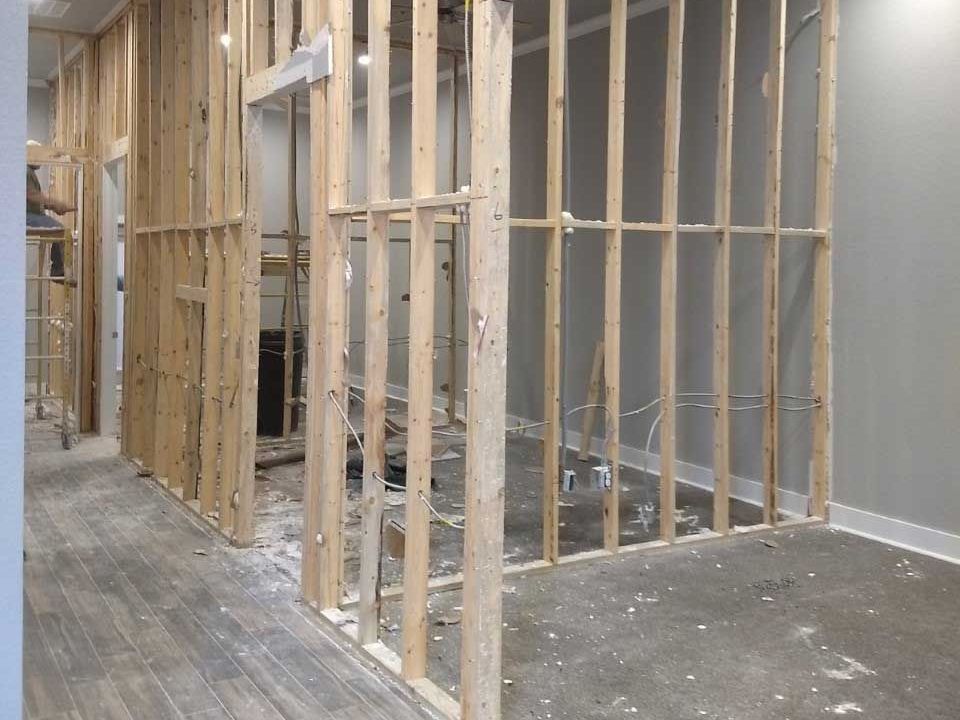 White box build-out services in The Colony Texas for retail and office spaces