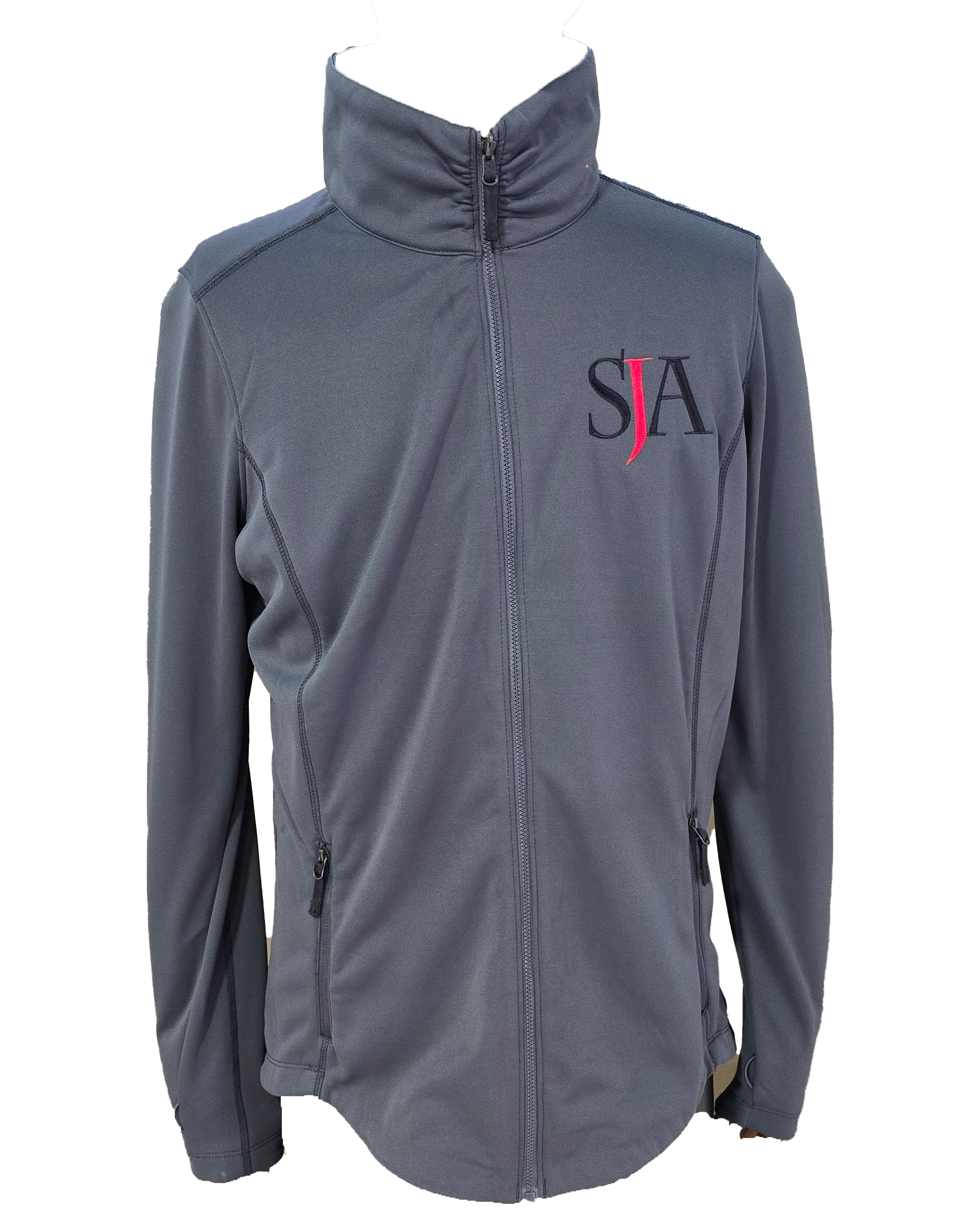 Women's Full Zipper Jacket (Grey) Uniform Approved