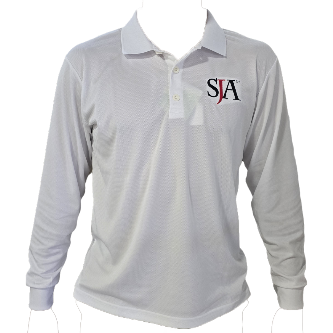 Unisex Buttoned Long-sleeved Polo Uniform Approved