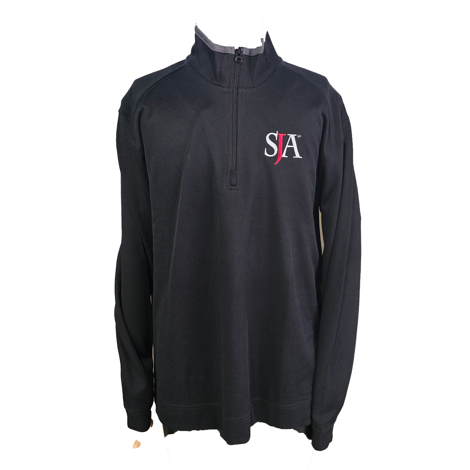 Unisex Pullover Sweatshirt (Black w/ Grey Trimming) Uniform Approved