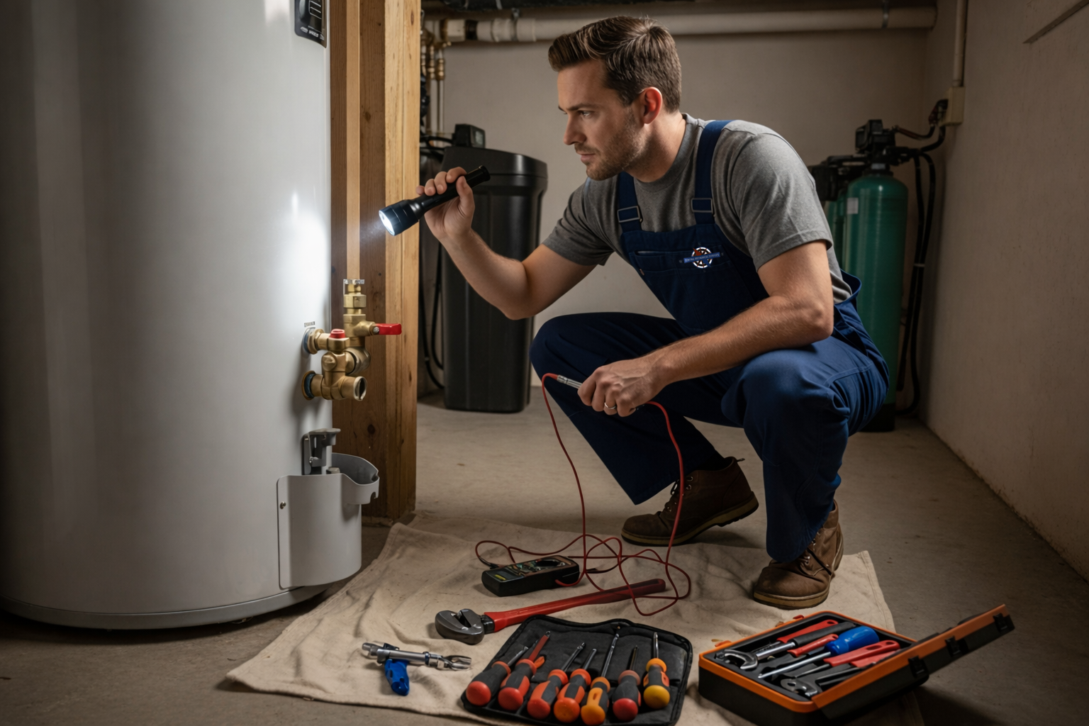 Install new water heaters or repair old ones.