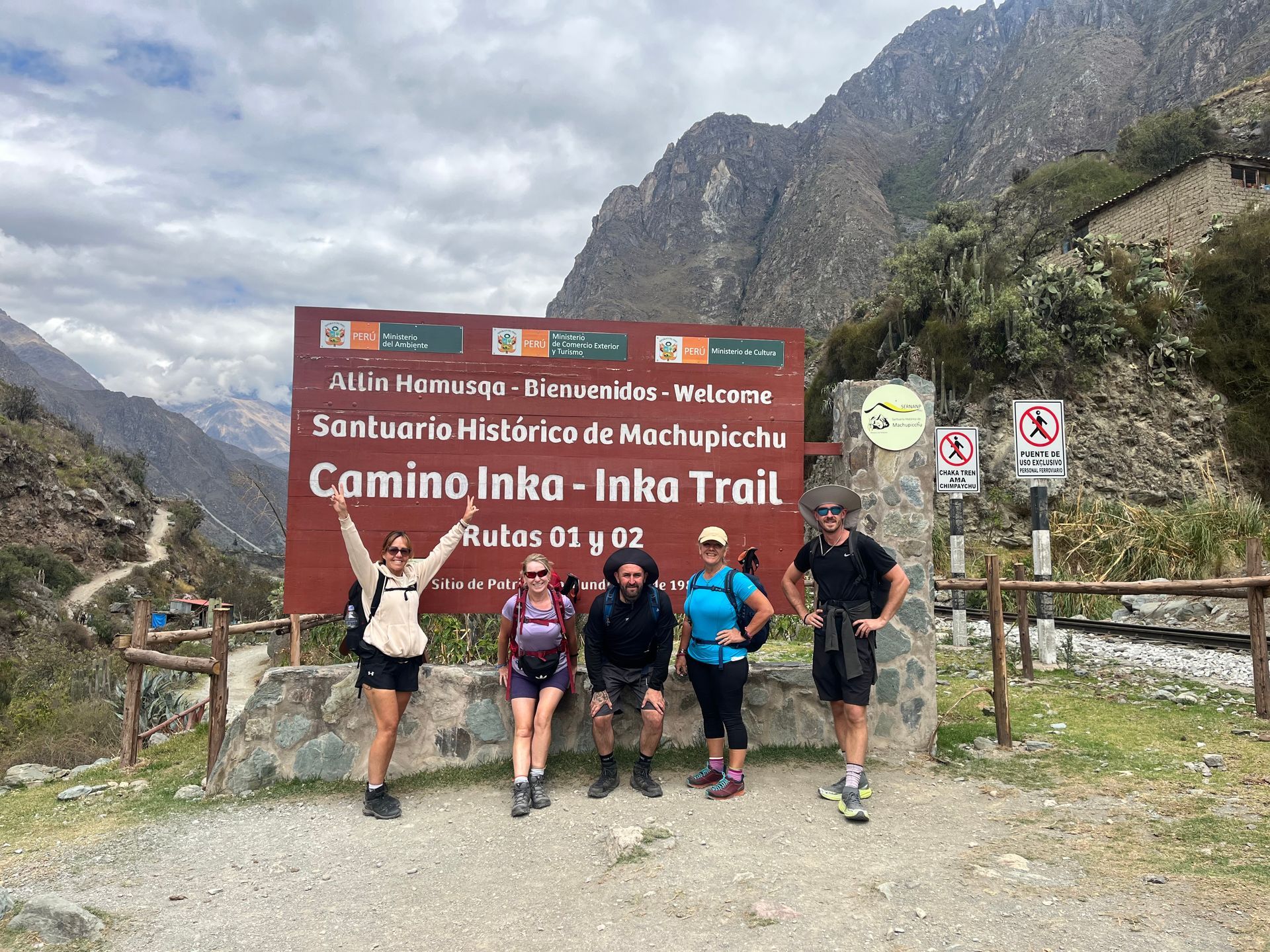 No better place to be in Peru - at the sun gate - Machu Picchu