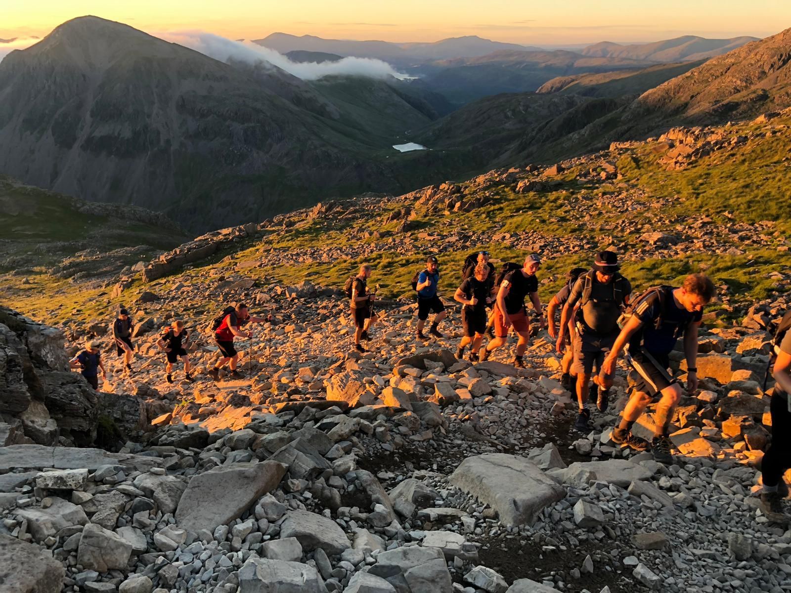 Snowdon gives the best sunrises - National 3 Peaks