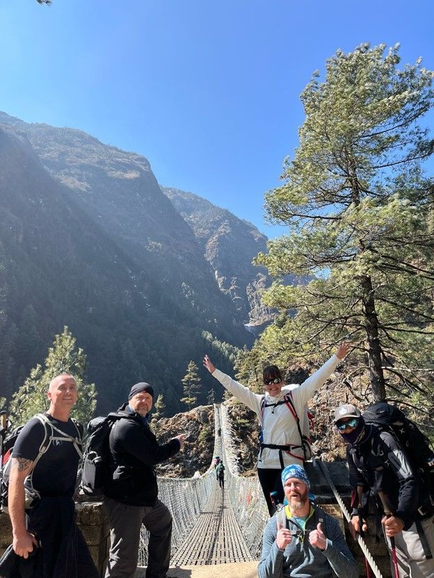 Team building on Everest Base Camp