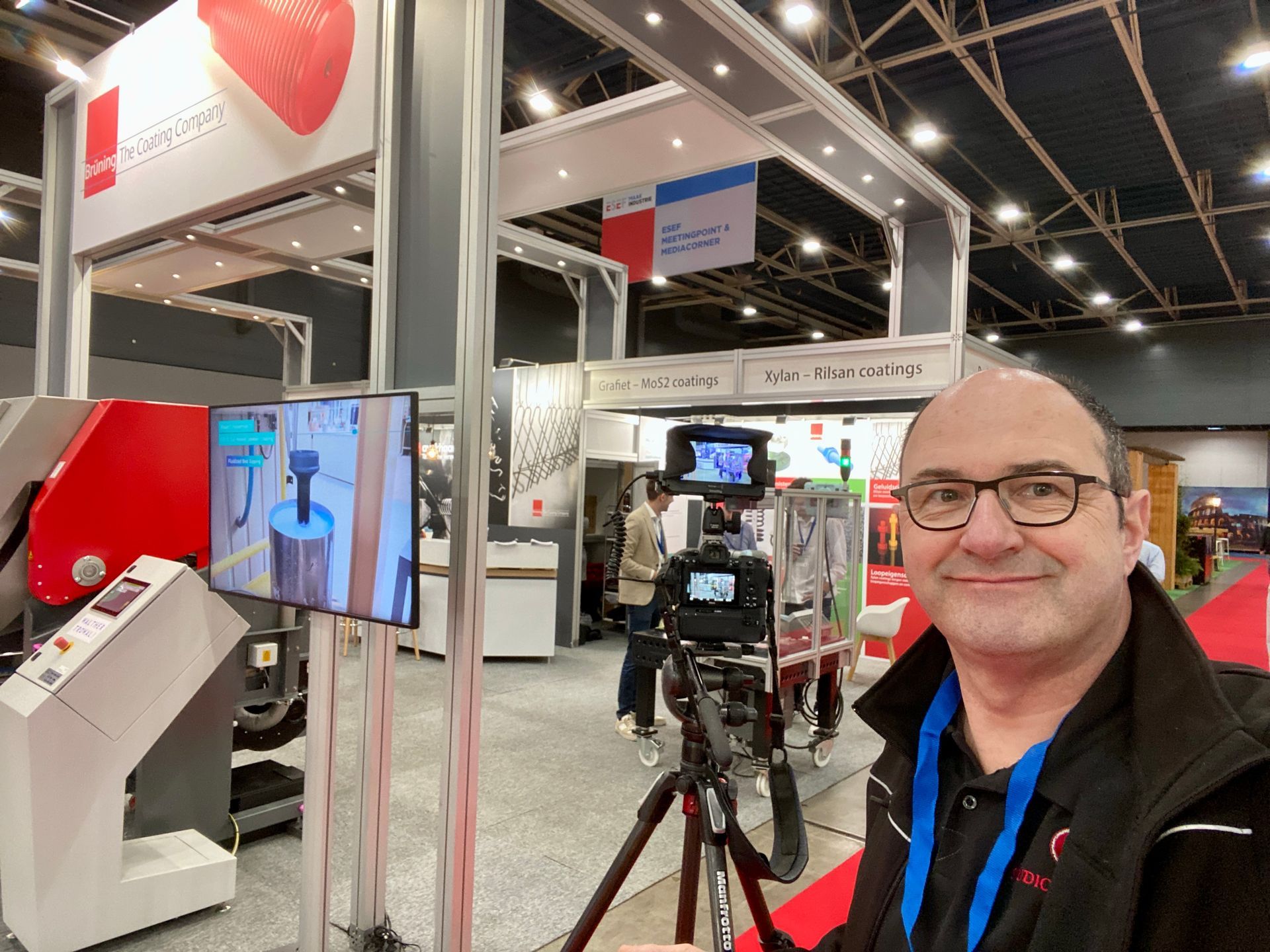 filmen op de ESEF beurs