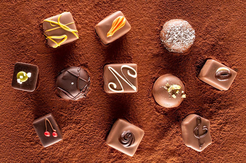 chocolaatjes op cacao van olalala chocola