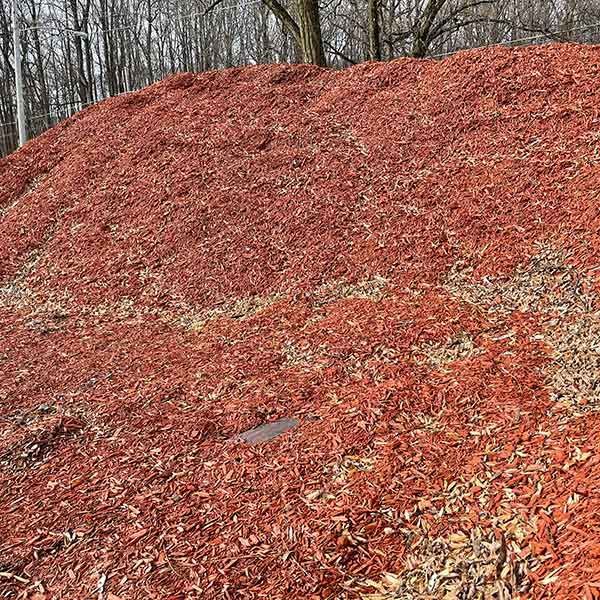 pile of mulch, top soil and dirt