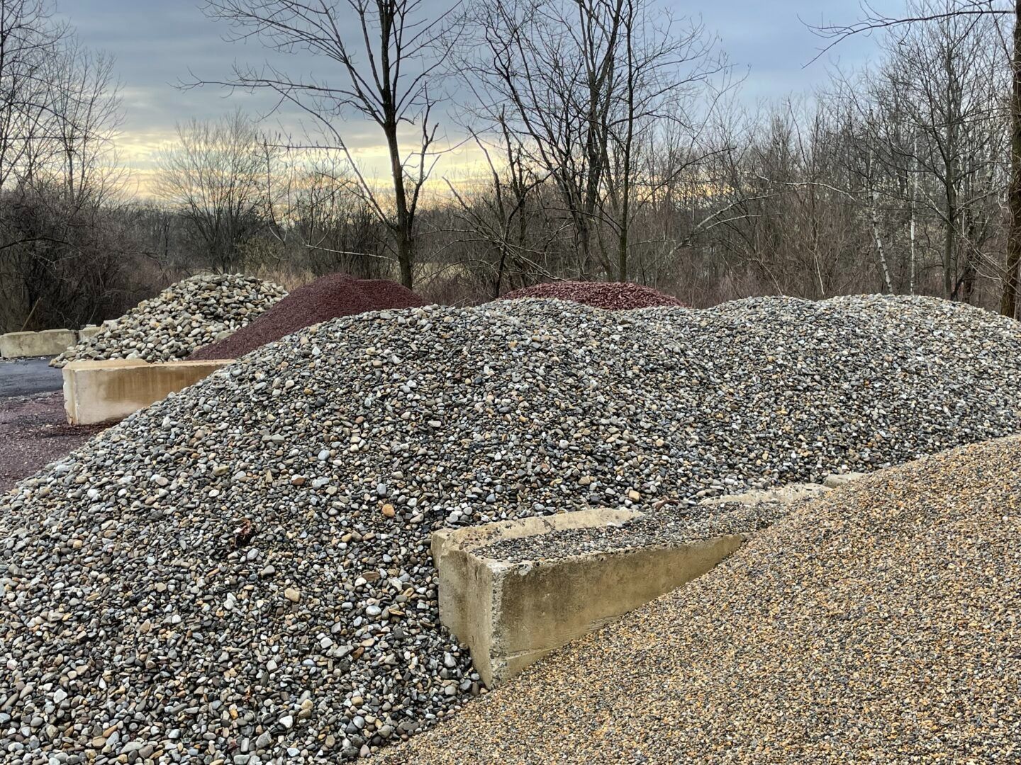 piles of rocks