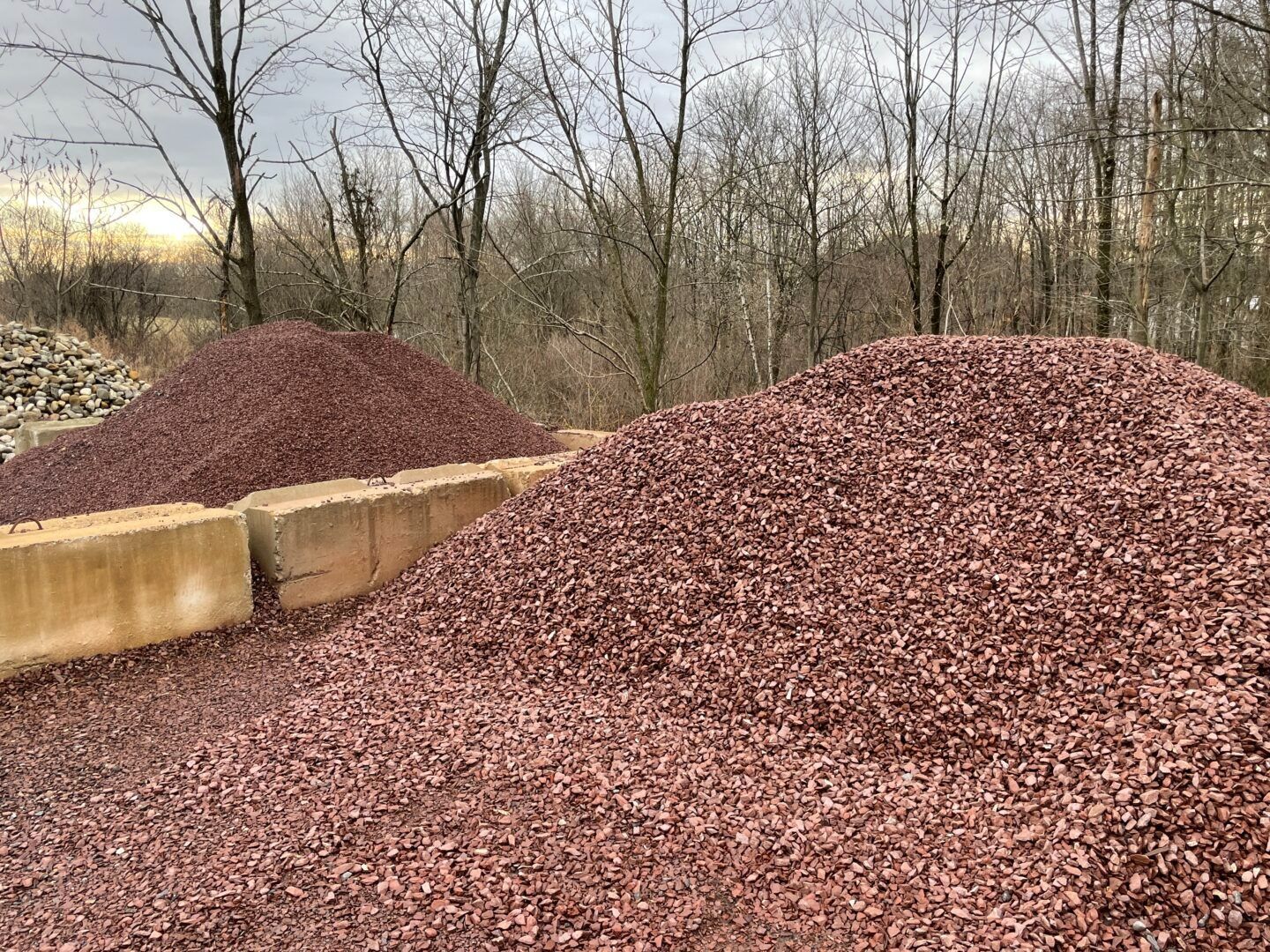 piles of rocks