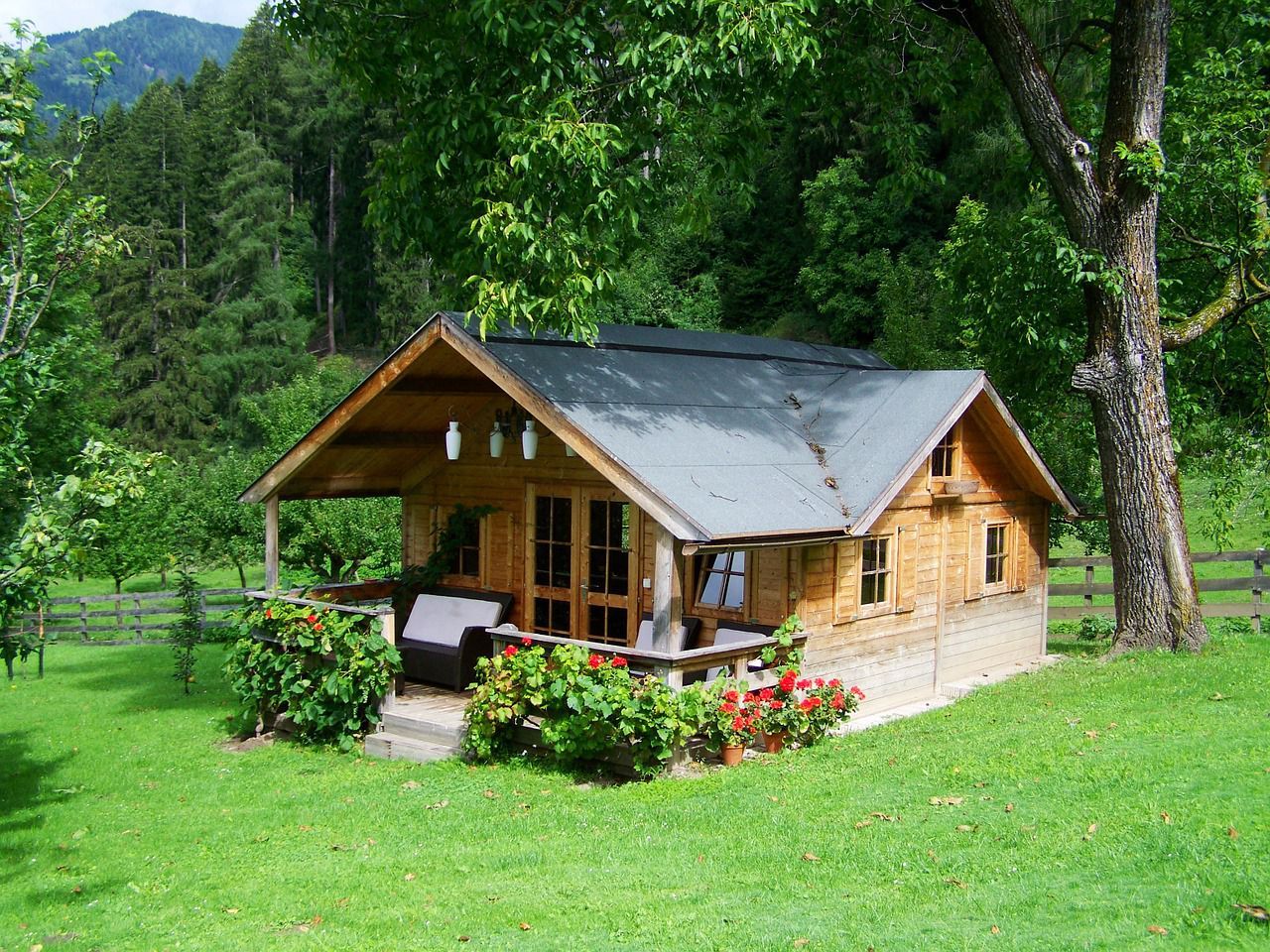 wood house