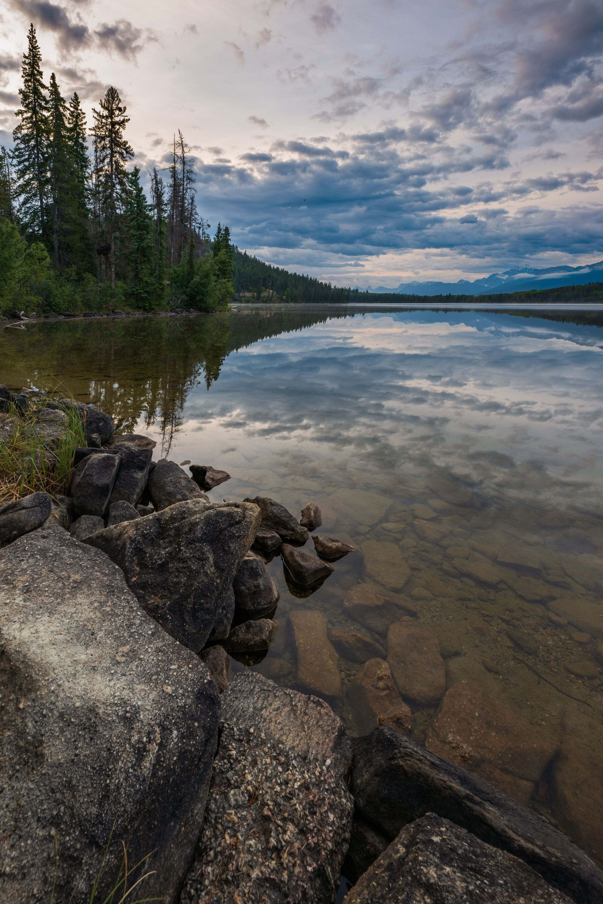 Beach and lake near Sicamous