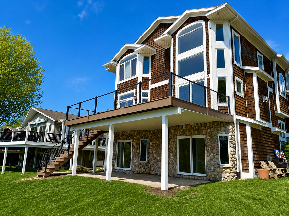 Murray Lake TimberTech Deck, Lowell, MI
