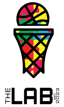 A colorful logo for the lab basketball team