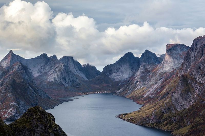 Dramatic fjord landscape in Norway