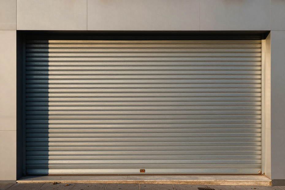 Cortinas metálicas instaladas en local comercial