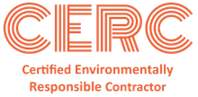 A logo for a certified environmentally responsible contractor.