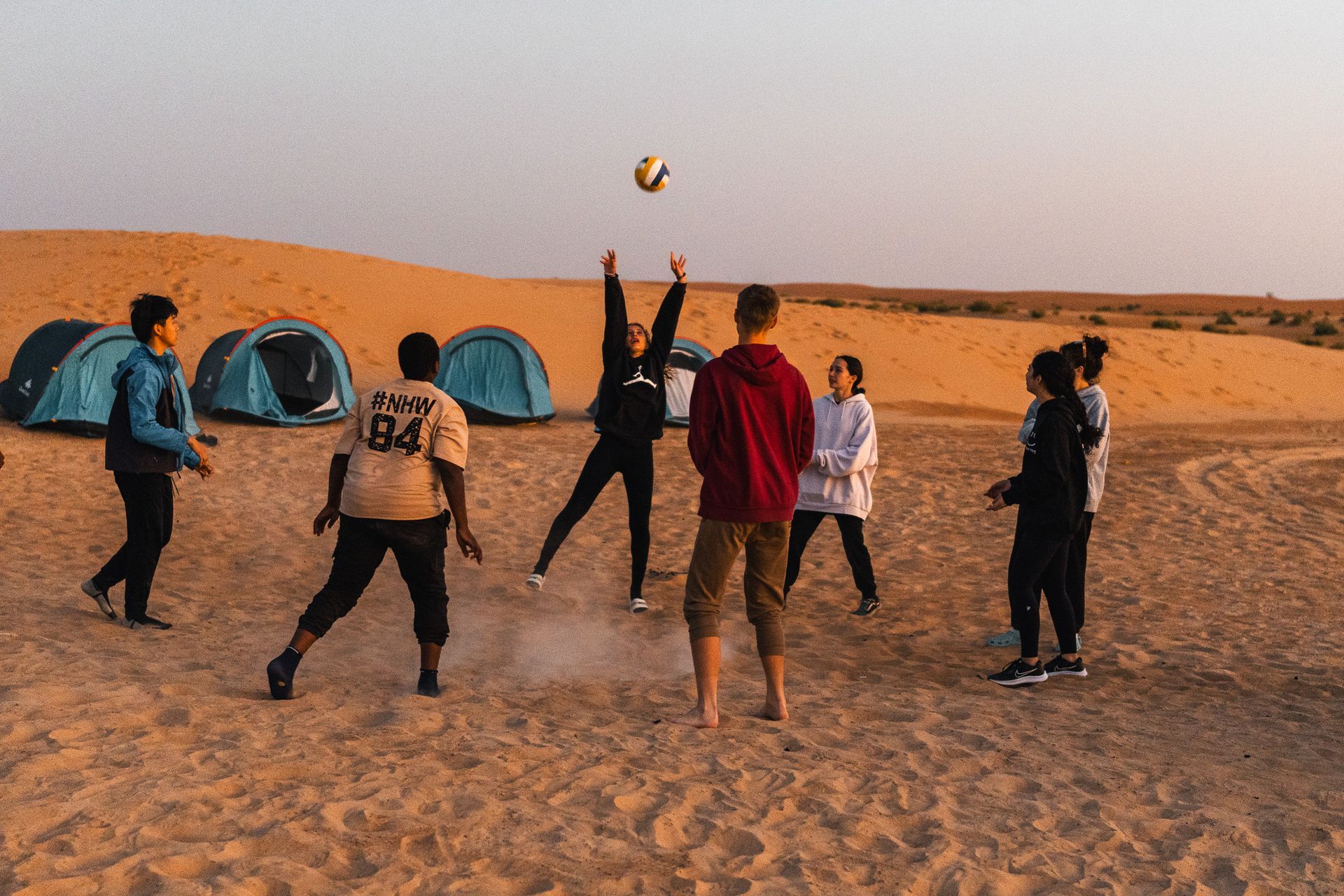 Off-school camping & stargazing experience in al quaa desert in Abu Dhabi.
