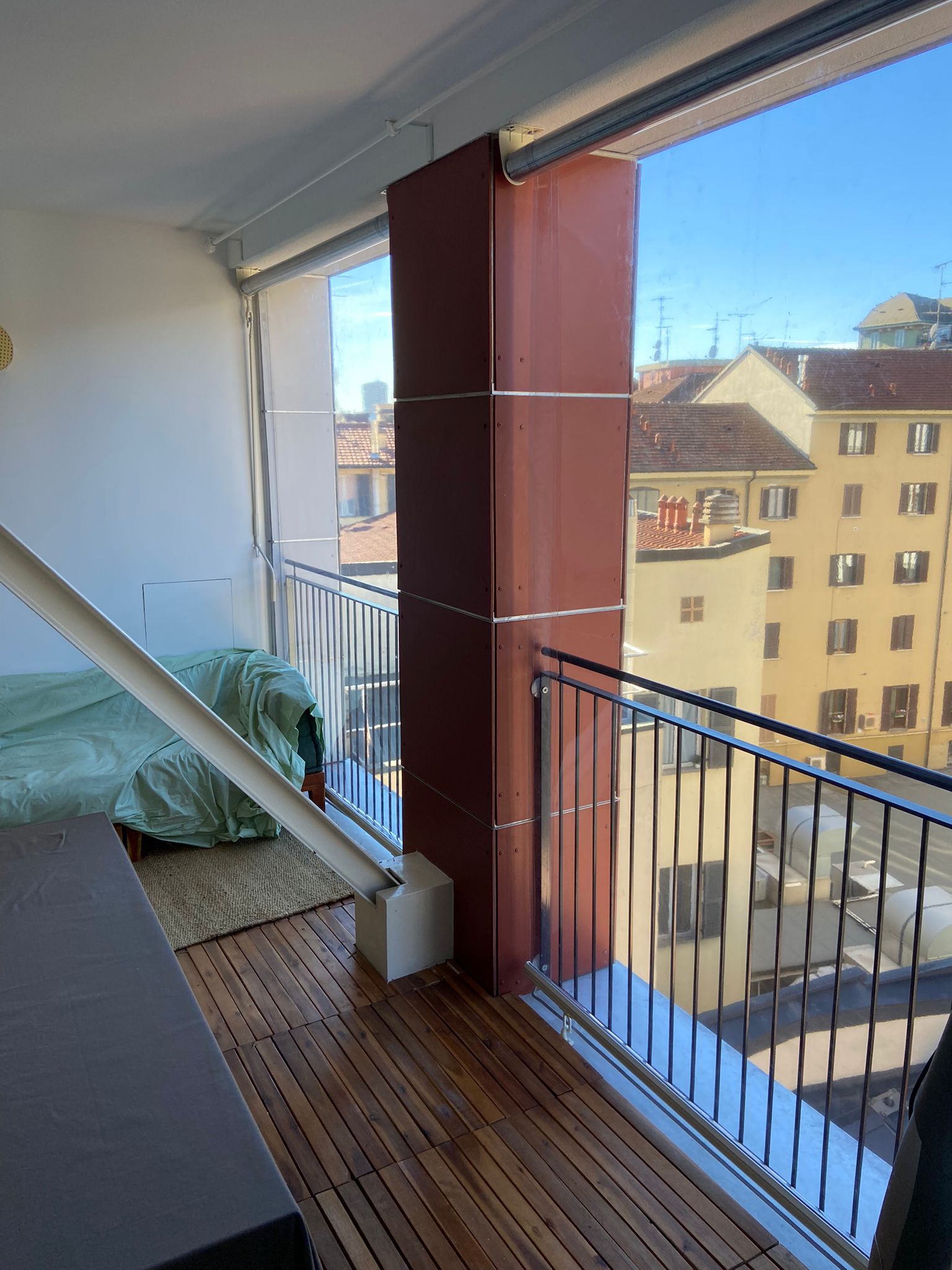 Tende a caduta in pvc trasparente