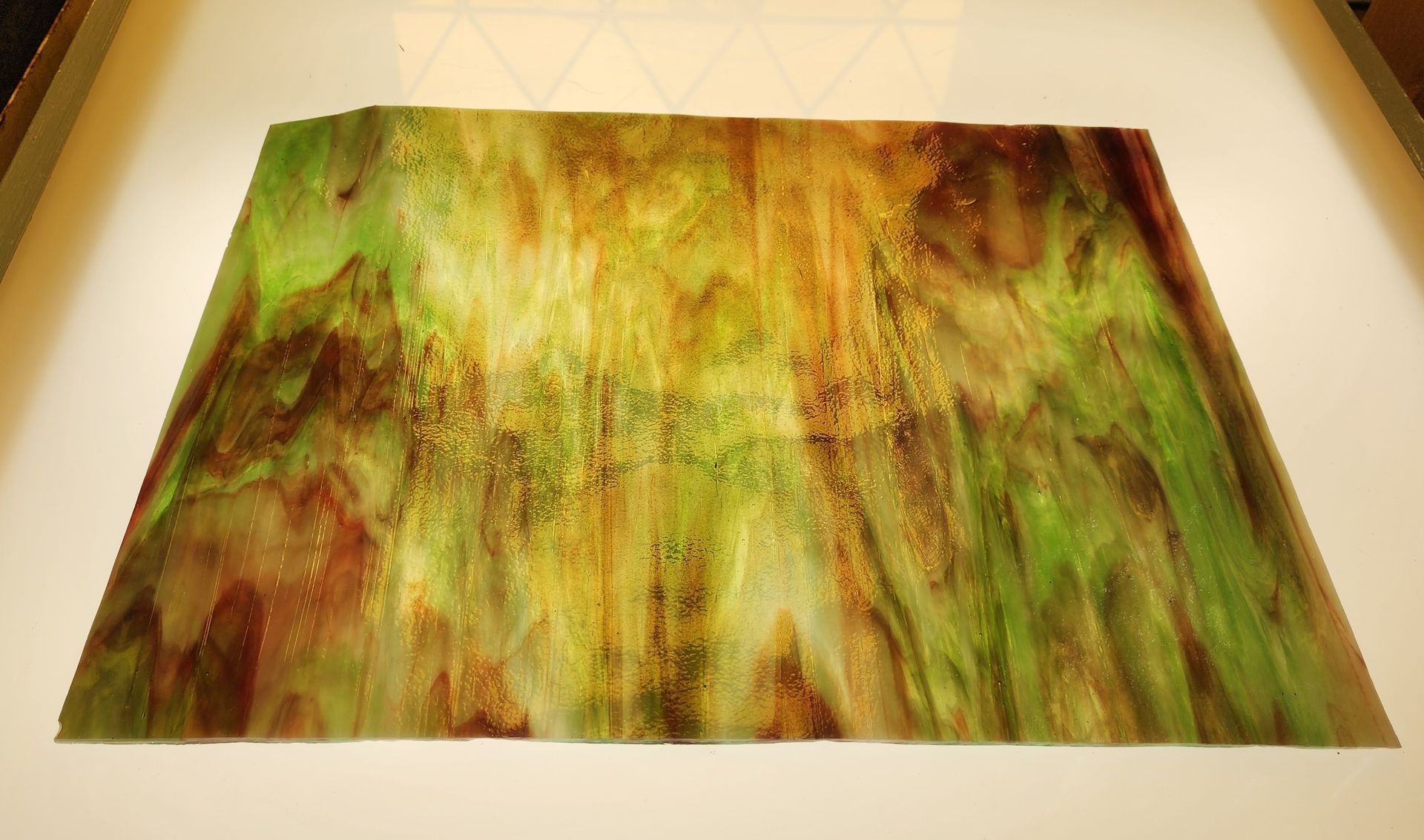 Sheet Glass for your stained glass projects for sale at Hen Picked Antiques & Stained Glass in Hartford, WI.. 