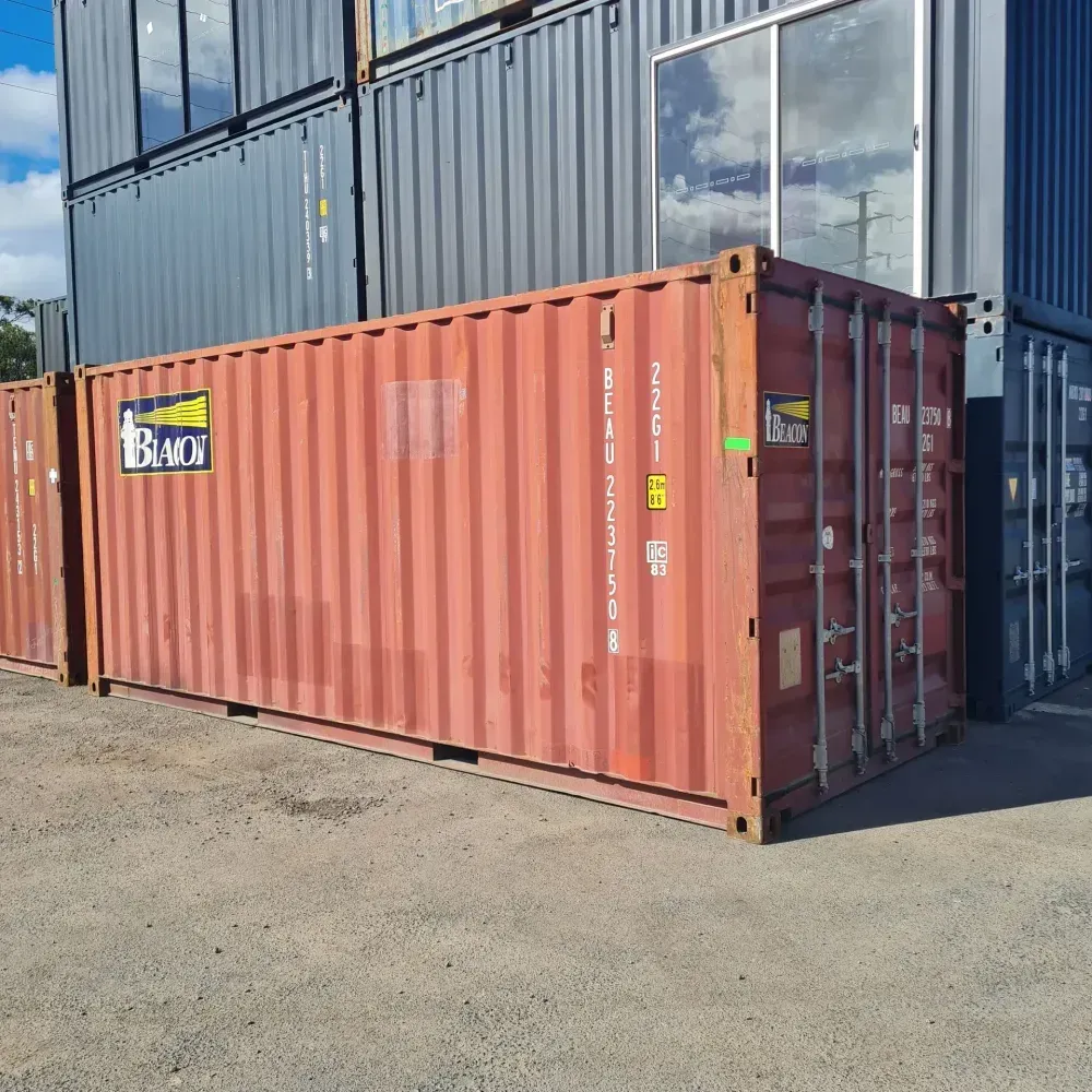Red Shipping Container — East Coast Containers Shipping Containers and Transport in Sunshine Coast, QLD