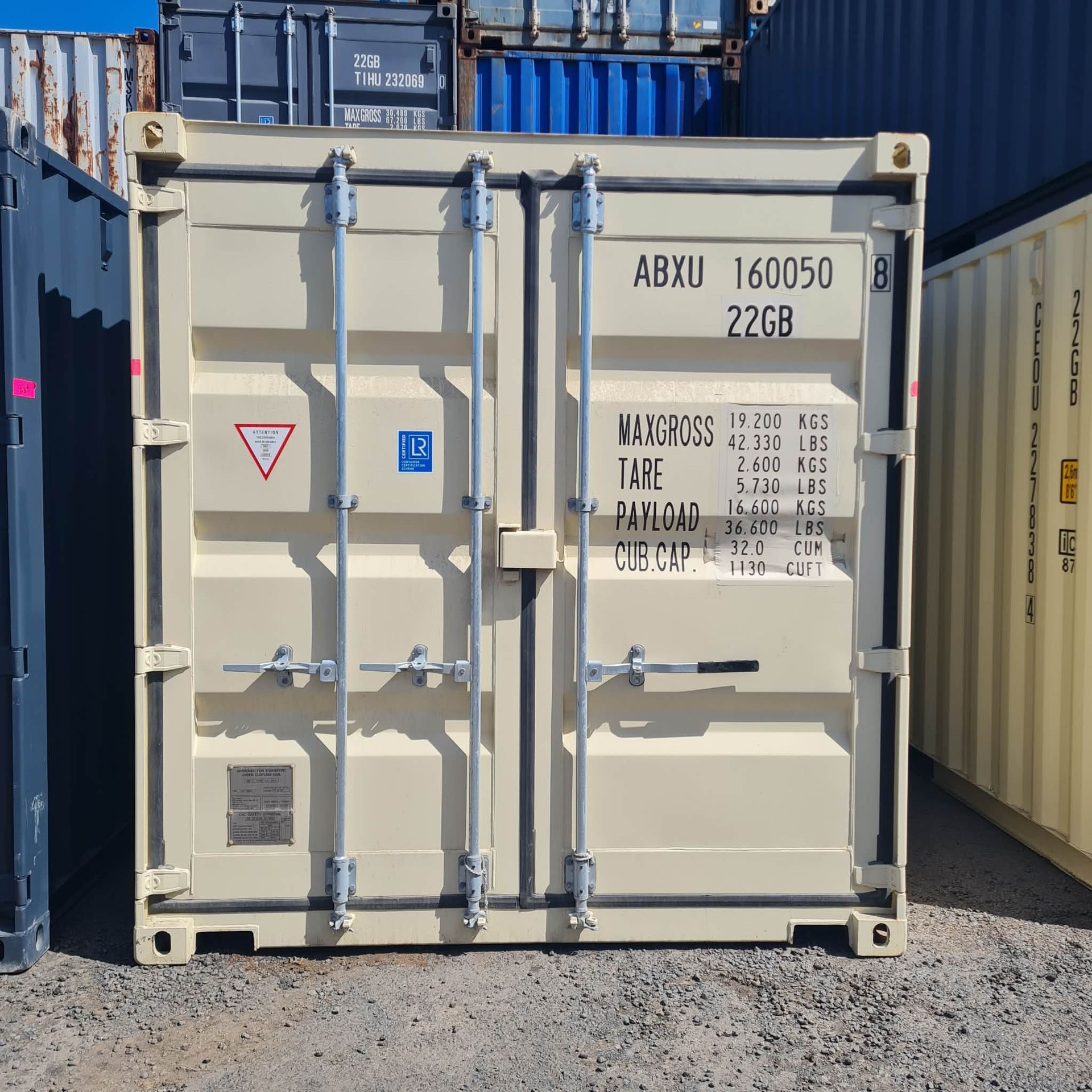 White Shipping Container — 10ft New Shipping Container