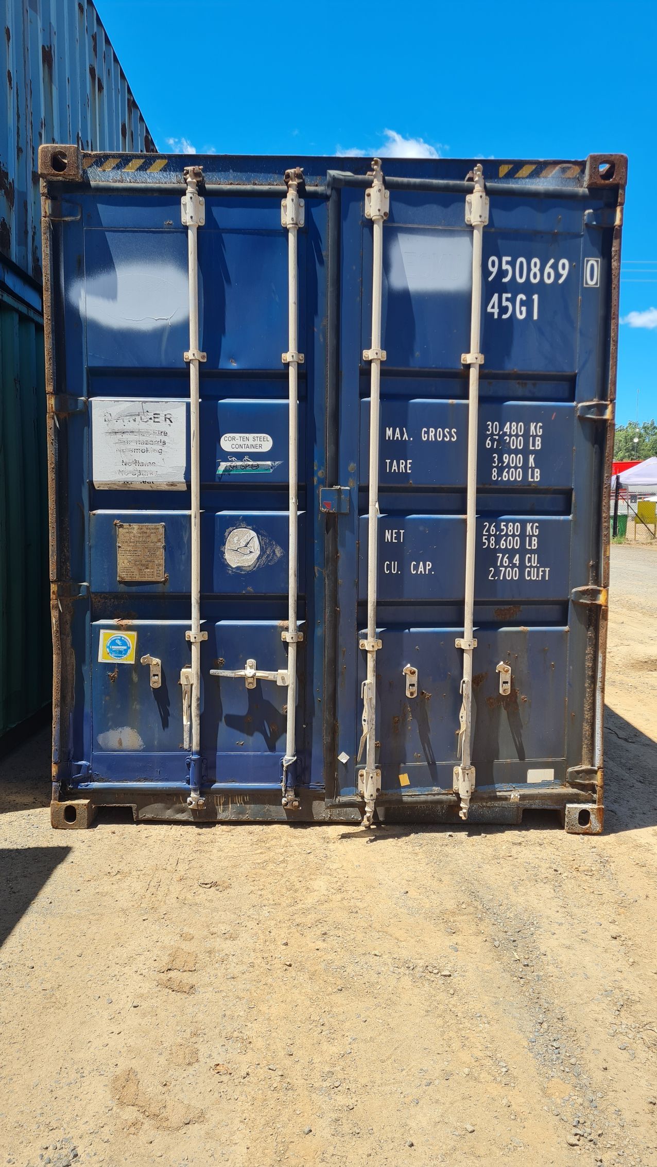 Empty Container — 40ft B Grade High Cube Shipping Container