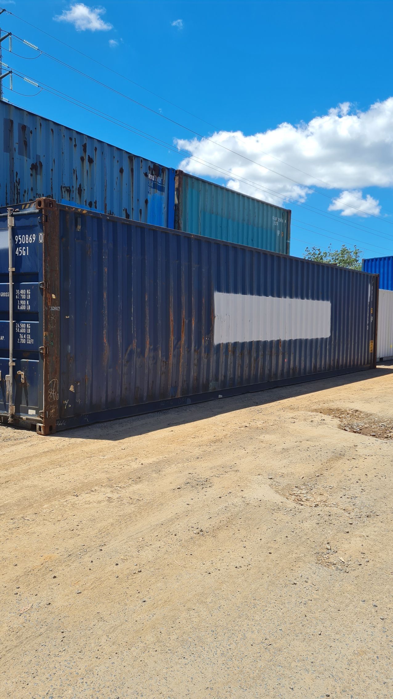 Empty Container — 40ft B Grade High Cube Shipping Container