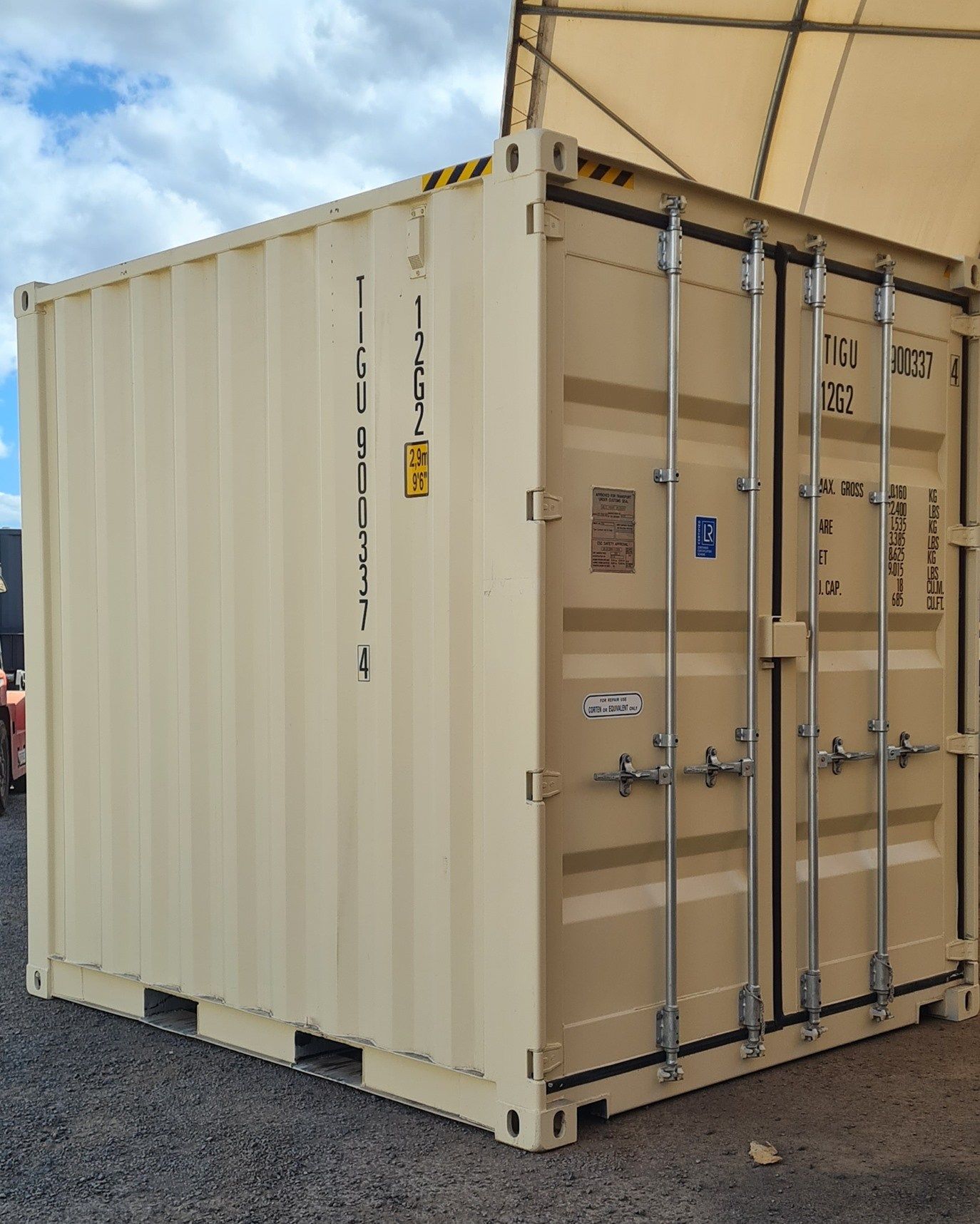 Light-Colored Shipping Container — East Coast Containers Shipping Containers and Transport in Sunshine Coast, QLD