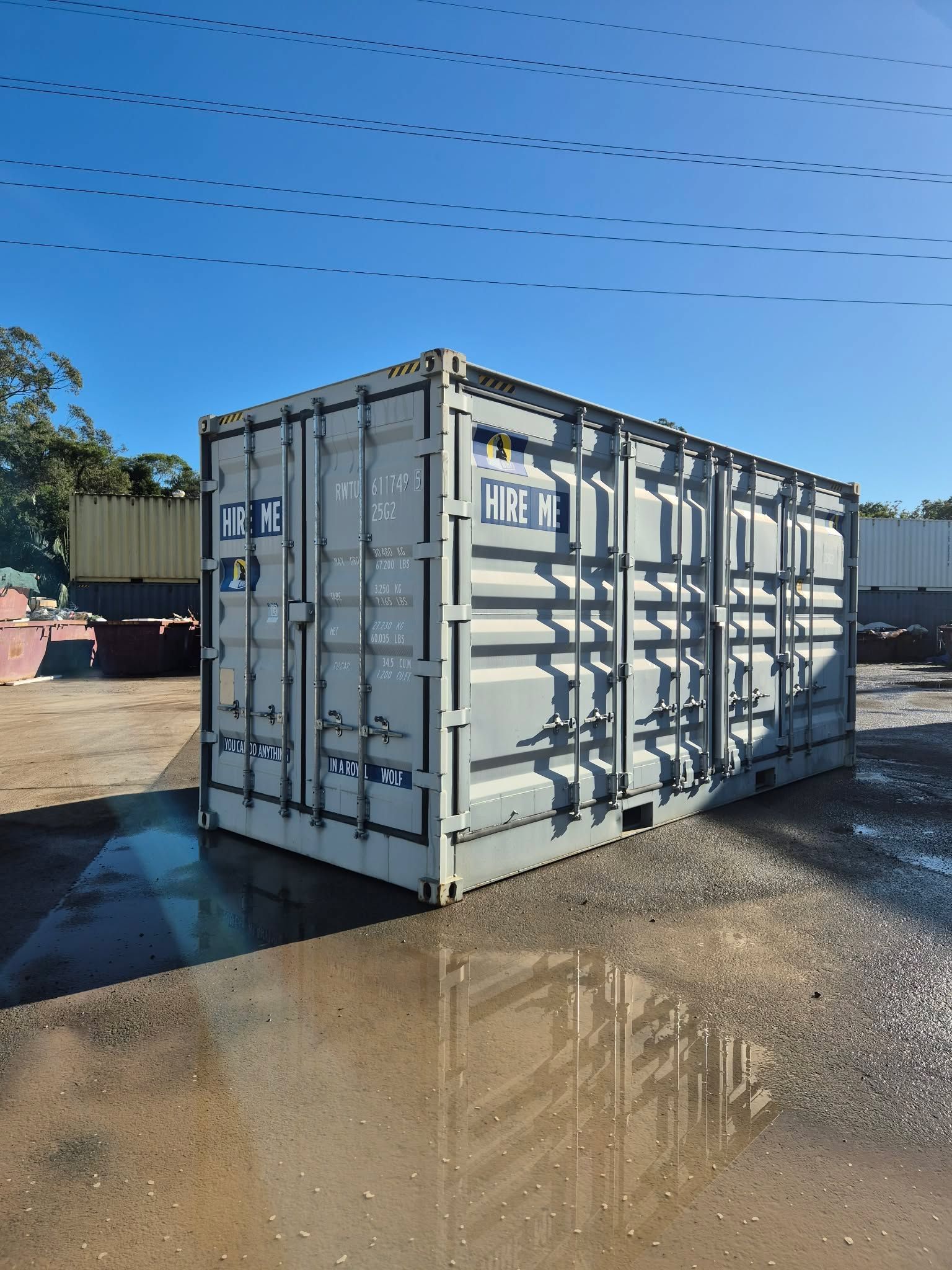 20ft A-Grade High-Cube Side-Opening Shipping Container