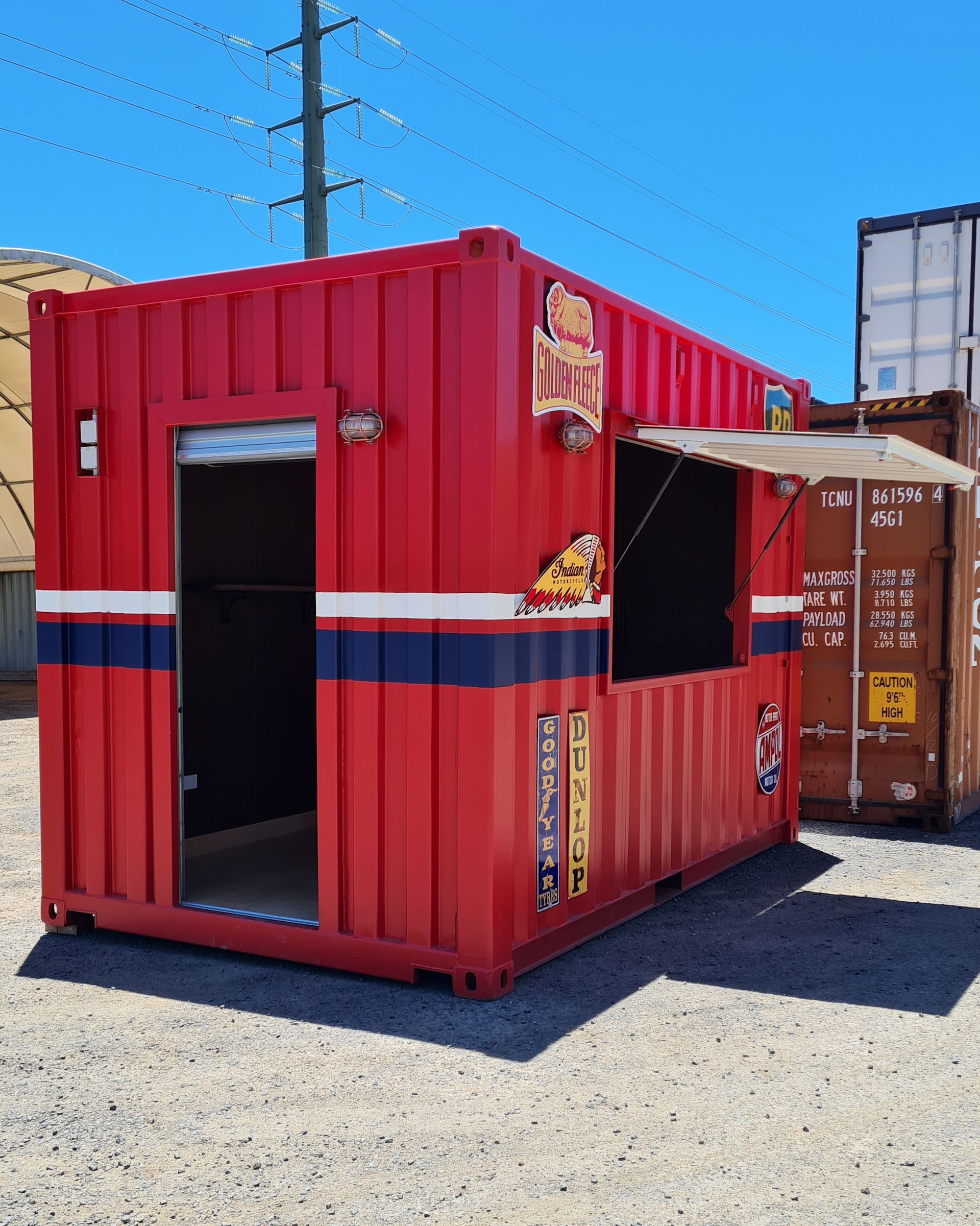 Red Shipping Container Building — East Coast Containers Shipping Containers and Transport in Chevallum, QLD