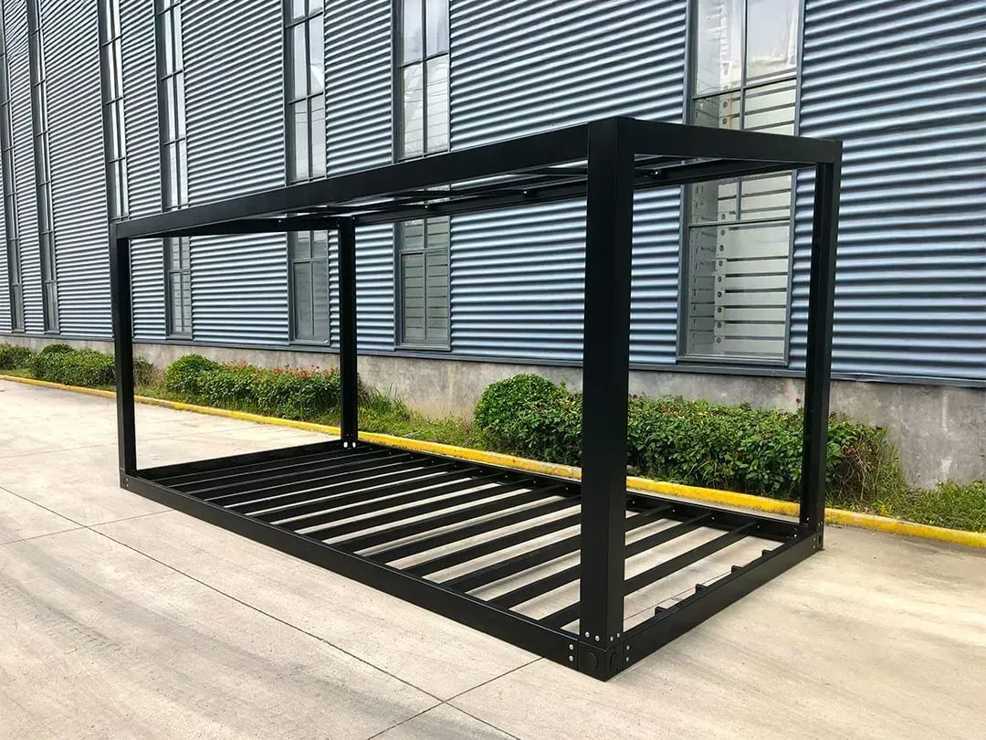 Black Metal Frame Structure — East Coast Containers Shipping Containers and Transport in Gympie, QLD