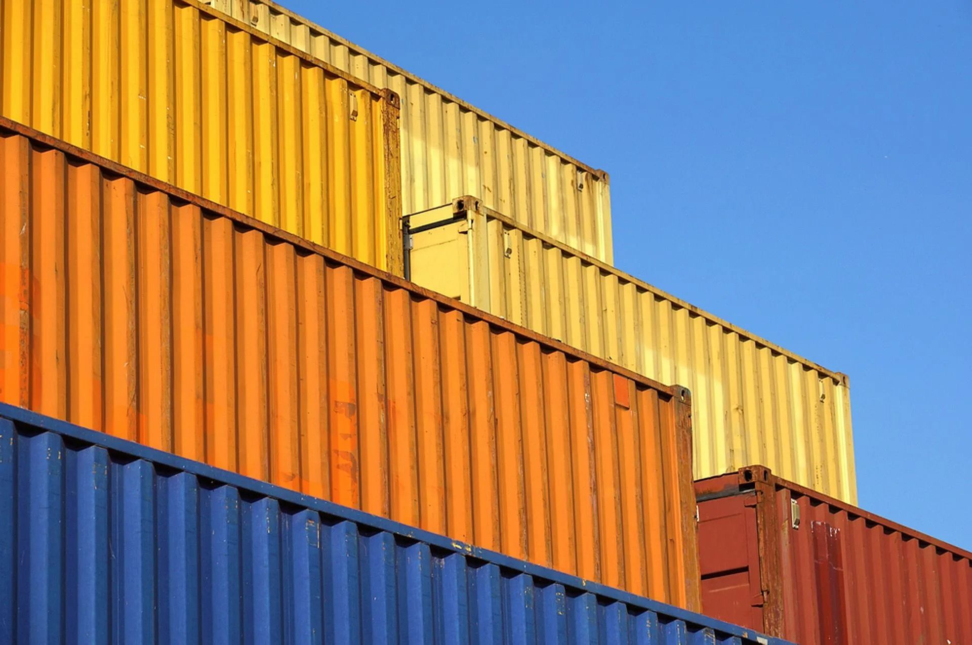 Stacked Shipping Containers — East Coast Containers Shipping Containers and Transport in Chevallum, QLD Stacked Shipping Containers — East Coast Containers Shipping Containers and Transport in Chevallum, QLD