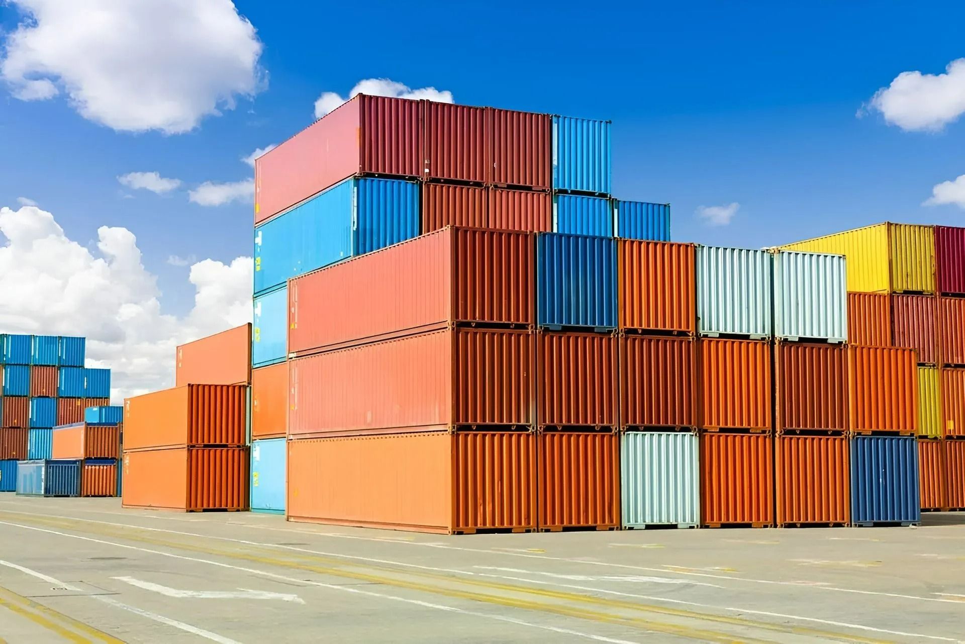 Colorful Containers — East Coast Containers Shipping Containers and Transport in Chevallum, QLD