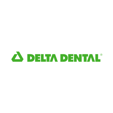 Delta Dental logo in green on a white background