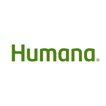 Humana logo in green text on a white background